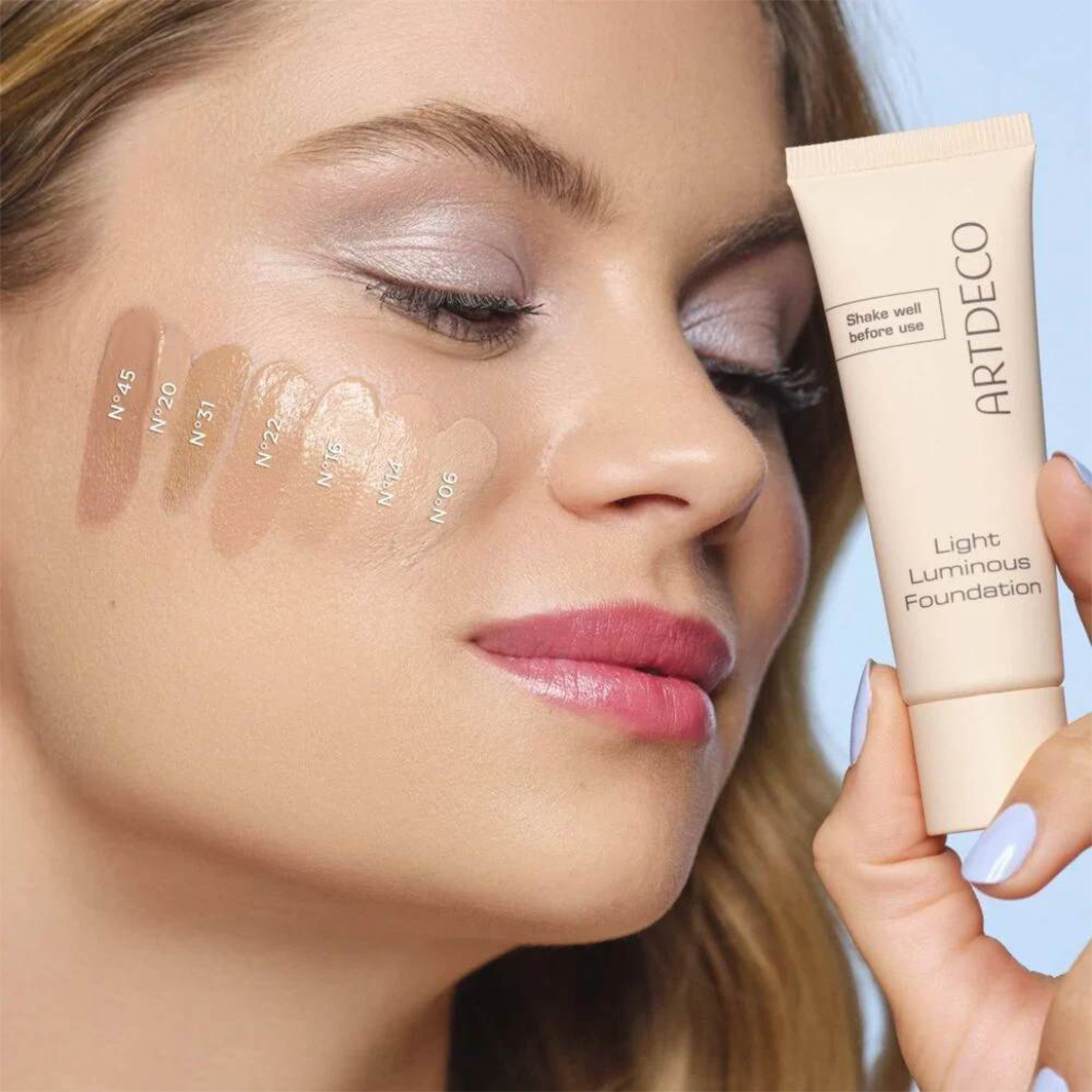 Тональная основа Light Luminous Foundation, тон 06 light beige от ARTDECO + 3