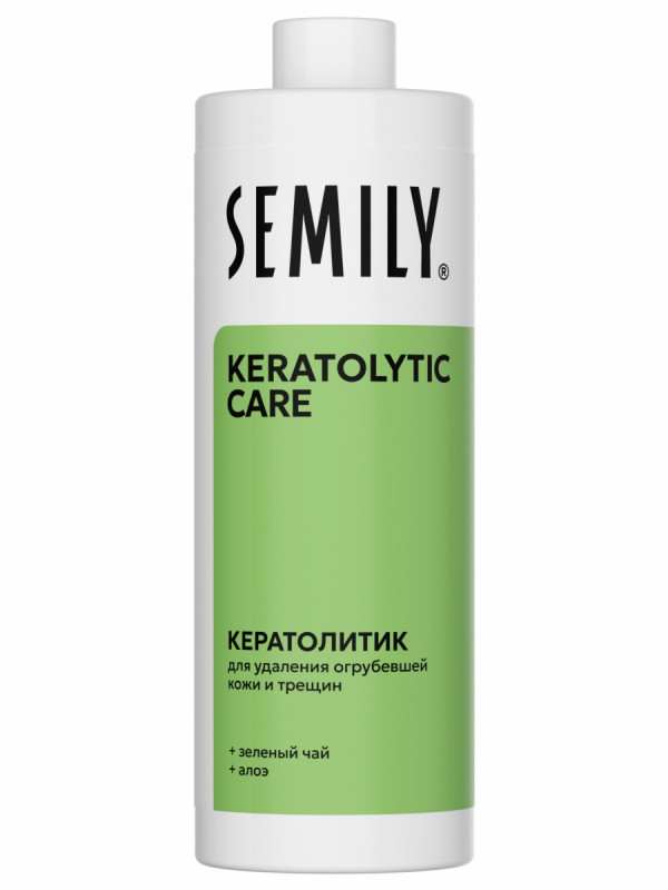 Кератолитик для педикюра Алоэ и зеленый чай 400мл от Semily + 1