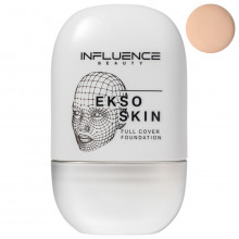 Тональная основа с высокой степенью покрытия Ekso Skin, тон 03 medium light /светло-бежевый