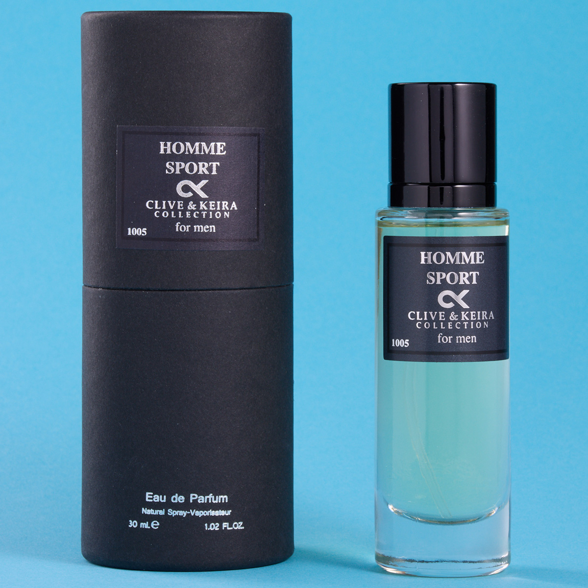 Парфюмерная вода мужская №1005 Homme Sport 30мл от Clive&Keira + 4