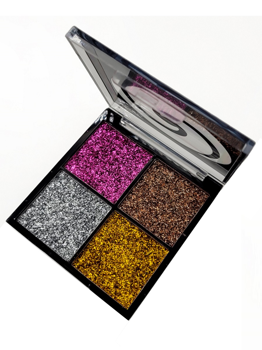 Тени для век Glitter, тон 02 северное сияние от LavelleCollection + 3