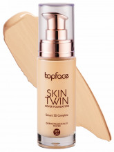 Тональный крем Двойное покрытие Skın Twin Cover Foundation SPF20, тон 002