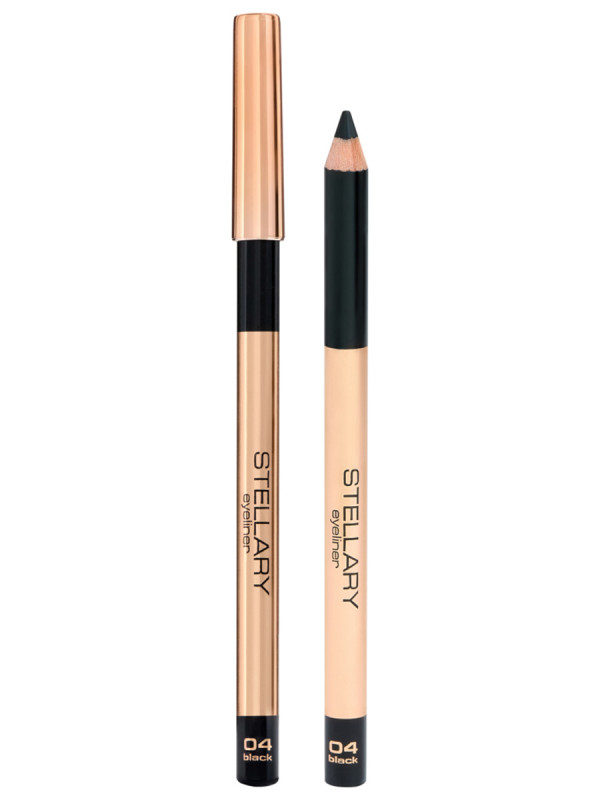 Карандаш для глаз Eyeliner, тон 04 черный от Stellary + 1