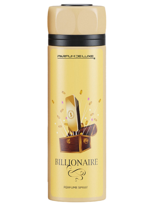 Парфюмированный Дезодорант спрей мужской Billionaire 200мл от PARFUM DE LUXE + 1