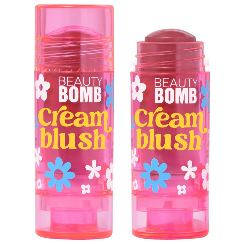 Румяна кремовые в стике, тон 03 розово-винный от Beauty Bomb + 1