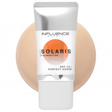 Тональная основа Solaris SPF25, тон 01 ultra-light / бело-бежевый