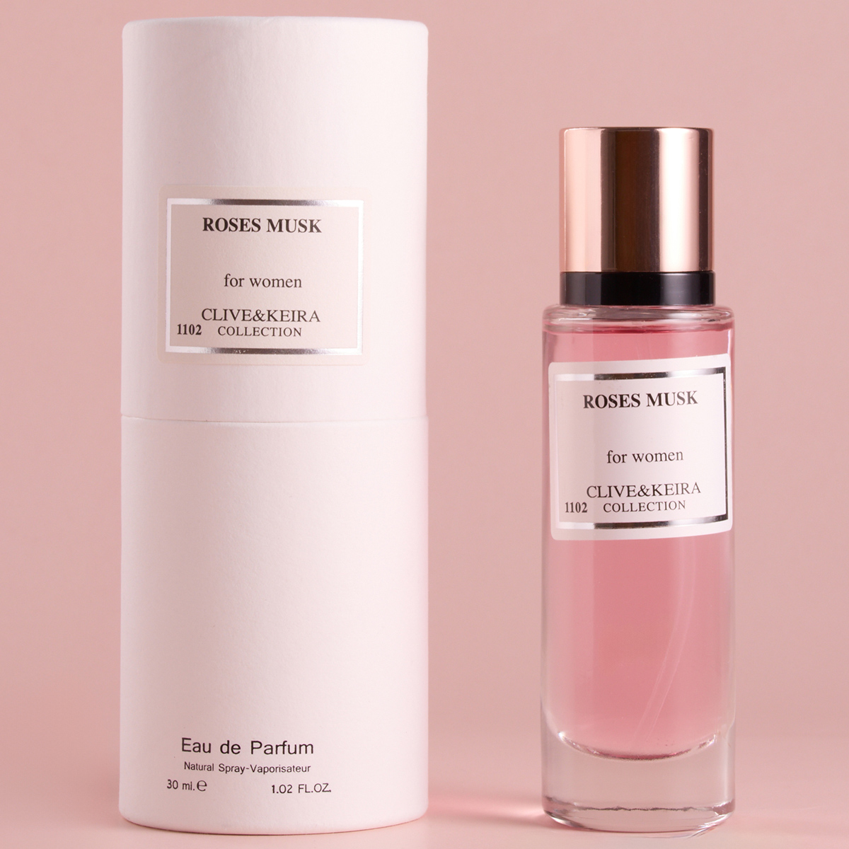 Парфюмерная вода женская №1102 Roses Musk 30мл  от Clive&Keira + 4