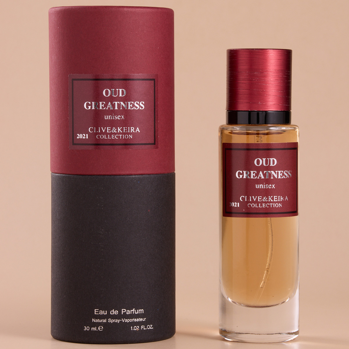 Парфюмерная вода унисекс №2021 Oud Greatness 30мл  от Clive&Keira + 4
